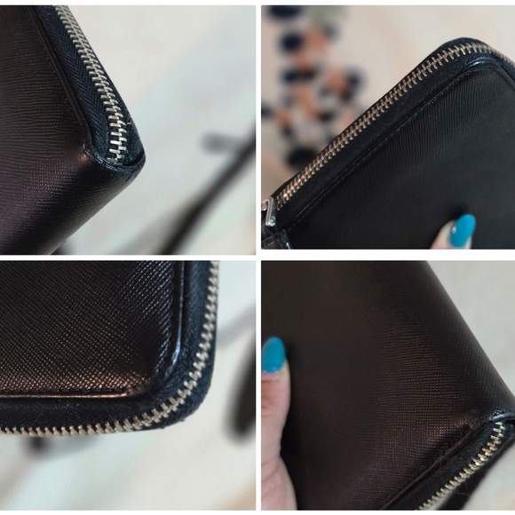 💯 Authentic Prada Saffiano Leather Document Holder/Wallet - Picture 15 of 16